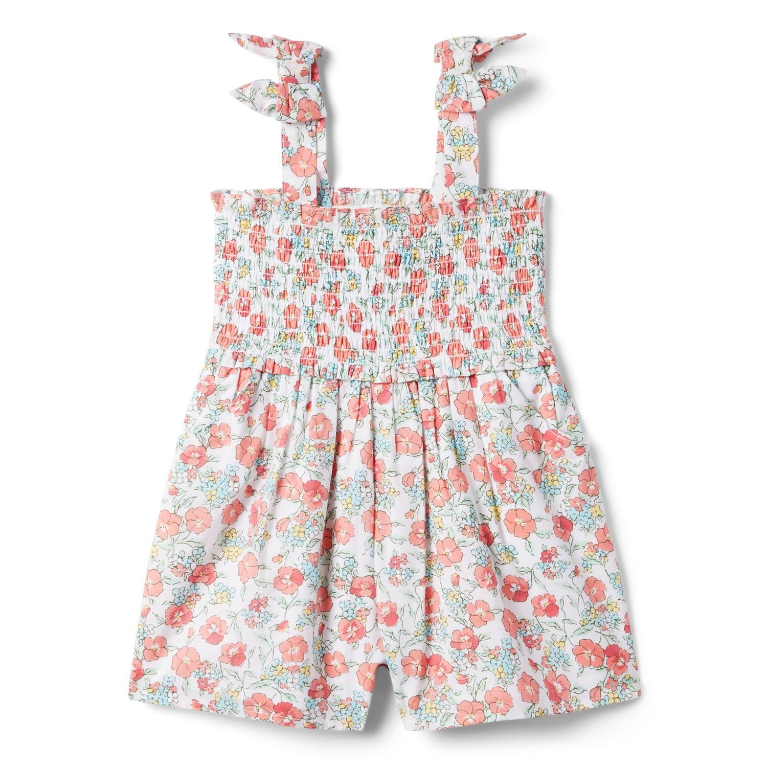 Floral Smocked Romper | Janie and Jack