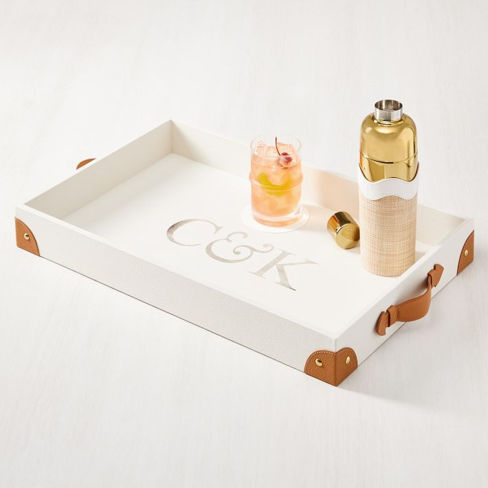 Montauk Leather Tray | Mark and Graham