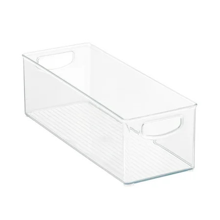 iDESIGN Linus Medium Deep Drawer Bin Clear | Walmart (US)