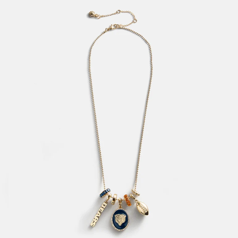 NFL Cluster Charm Necklace - Chicago Bears | BaubleBar