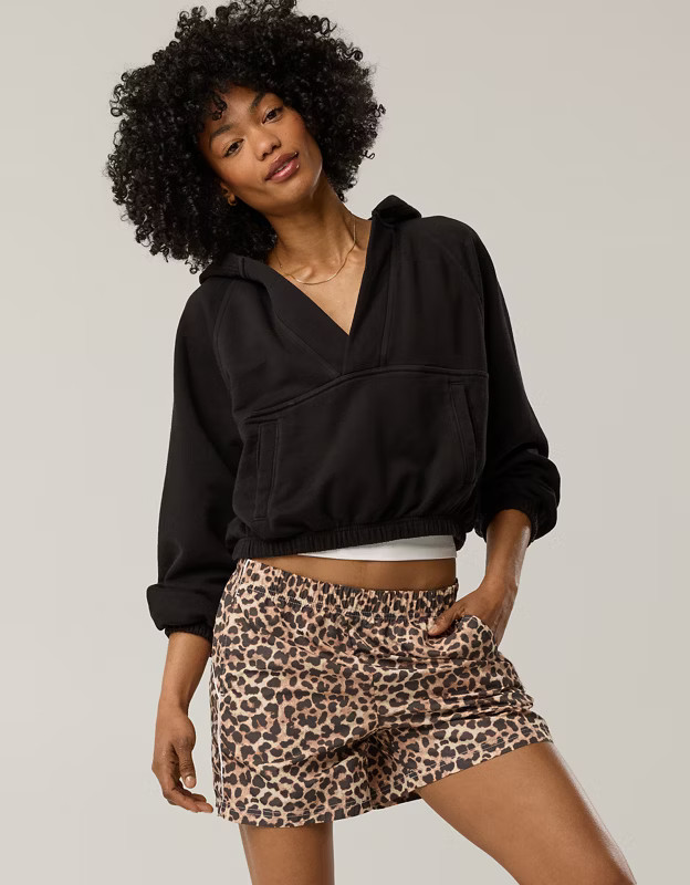 OFFLINE By Aerie Throwback V-Neck Hoodie | Aerie