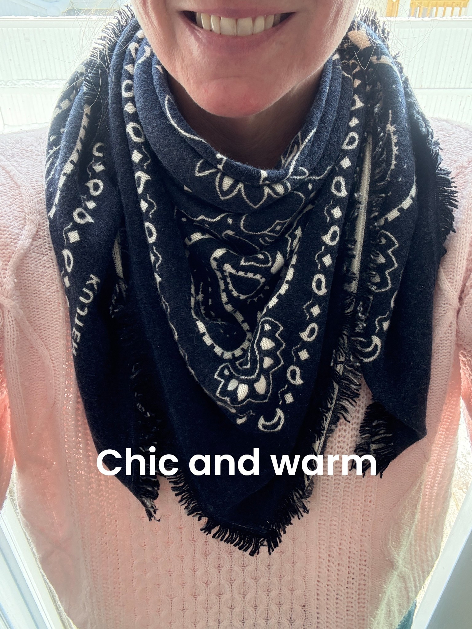 Best scarf ever! I'm here for the bandana scarf trend this winter!❄️

#LTKOver40 #LTKootd #LTKSeasonal