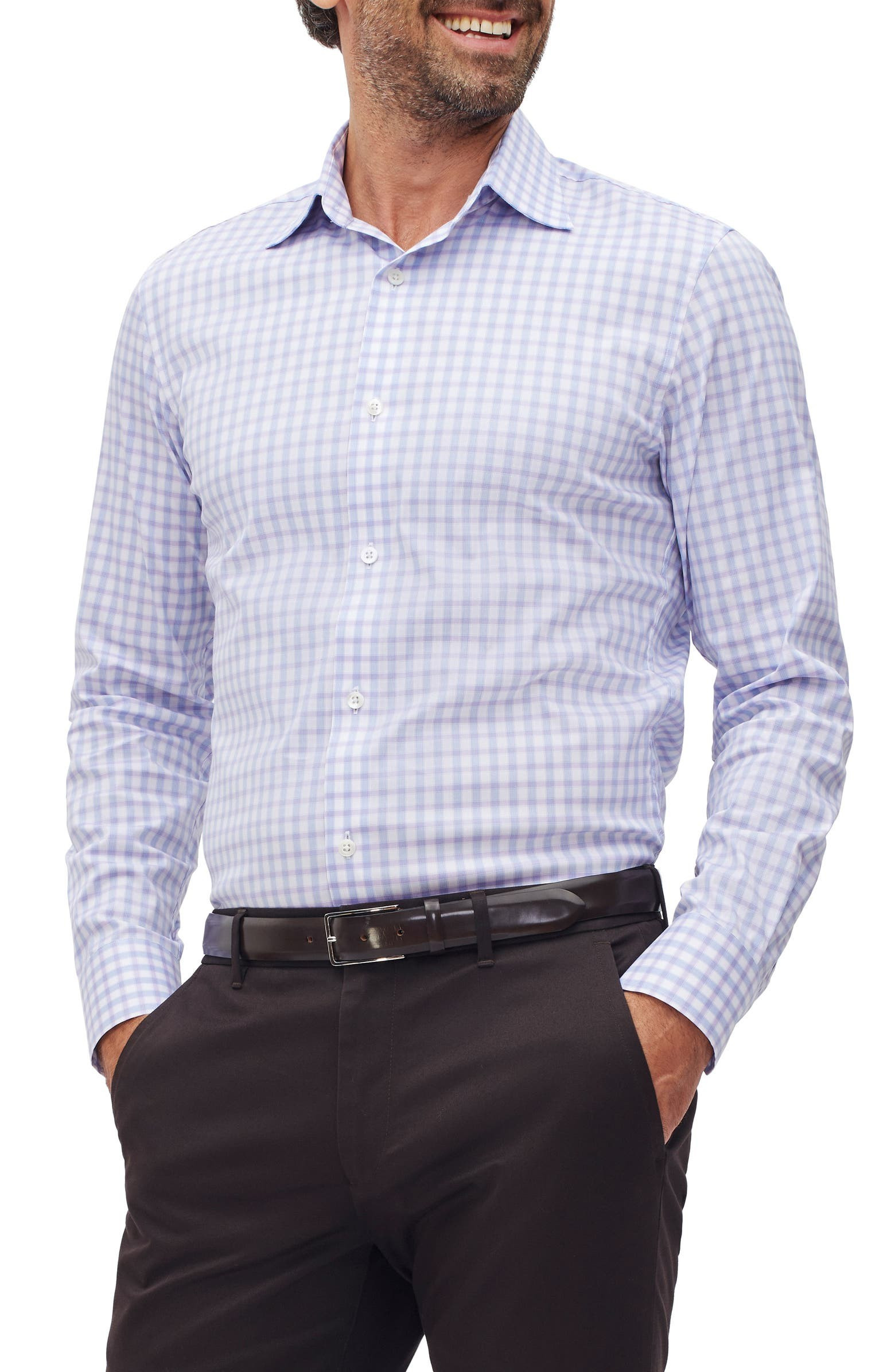 Trim Fit Stretch Dress Shirt | Nordstrom | Nordstrom