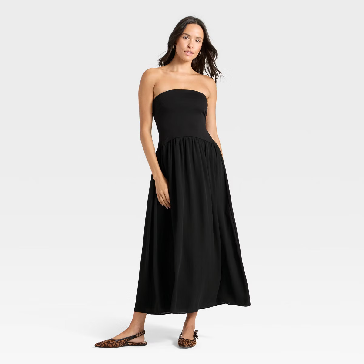 Women's Maxi Dress - A New Day™ Jet Black M | Target