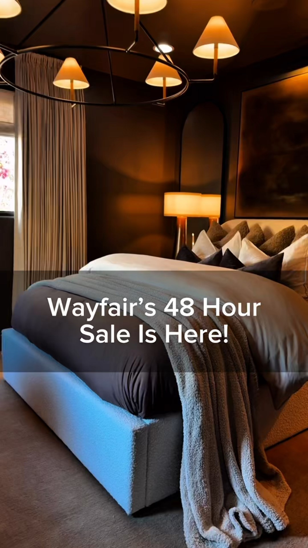 Wayfair’s 48 Hour Clearance sale is here.. and it’s good! 
Up to 70% off furniture, lighting, and outdoor furniture as well. 🤩 

Most of my bedroom decor is all from @wayfair, and I’ve been so happy with both the quality and the selection.
Free and easy delivery on orders over $35!

#WayfairPartner #Wayfair #WayfairFinds #WayfairClearance #ClearanceSale #FurnitureDeals #BudgetLuxury #WayfairStyle #HomeDecorOnABudget #InteriorInspo #BedroomGoals #WayfairHome #HomeStyle #SaleAlert

#LTKU #LTKHome #LTKStyleTip