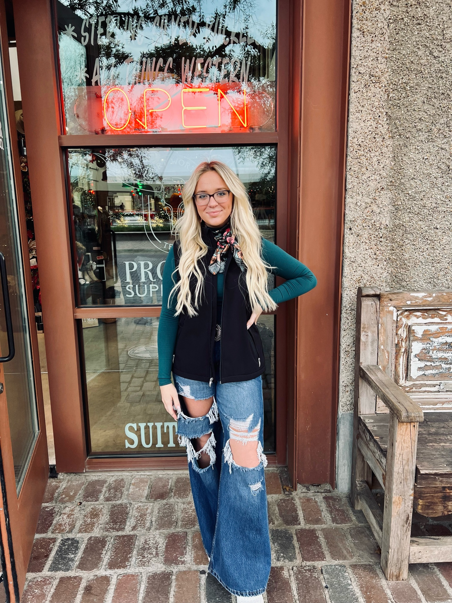 Western fashion

Wild rag, wide leg jean, jean, ariat vest, vest, turqoise, western fashion, denim

#LTKFind #LTKtravel #LTKSeasonal