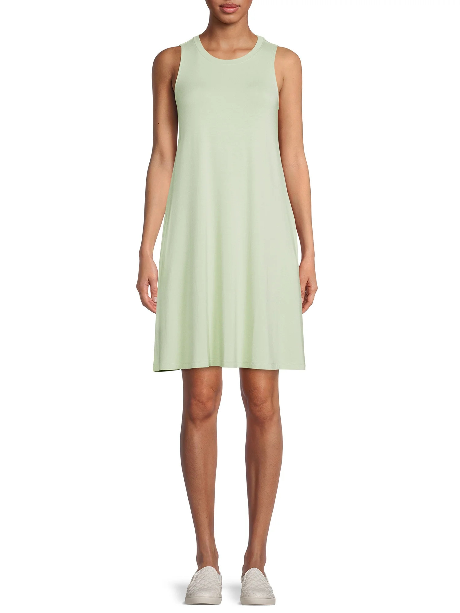 Time and Tru Women's Sleeveless Knit Dress | Walmart (US)