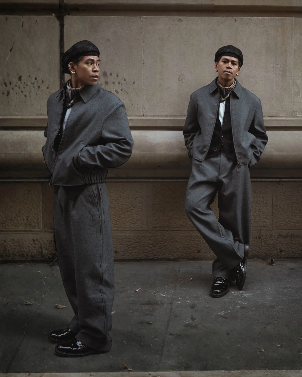 50 shades of gray #matchingset #holidayoutfit #holidaypartyoutfit

#LTKMens