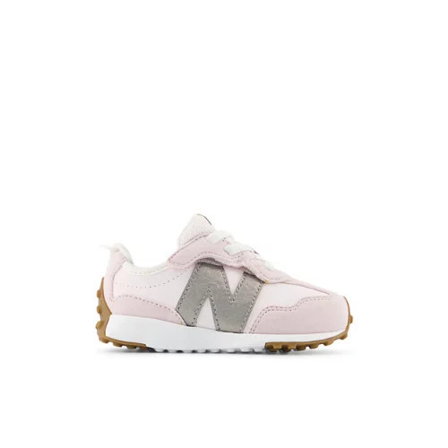 New Balance Kids' 327 NEW-B Hook & Loop Sneakers - Pink/Grey (Size 7.5 Wide) | New Balance Athletics, Inc.
