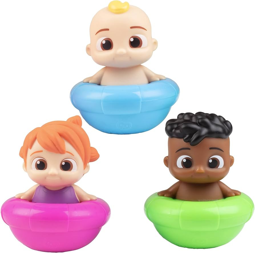 CoComelon Bobble Bath Toys 3-Pack (Ages 1-3) Includes Floating JJ, Cody & YoYo - Officially Licen... | Amazon (US)