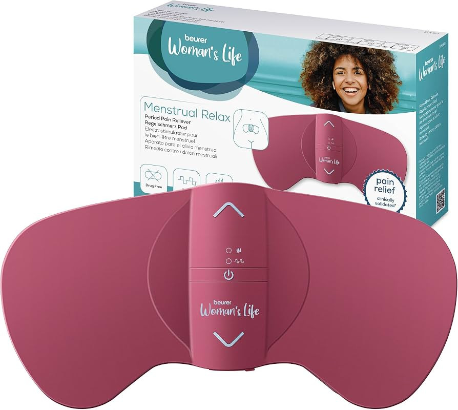 Beurer EM50 Menstrual Relax | TENS & Heat for Natural Menstrual Pain Relief | Suitable for Endome... | Amazon (UK)