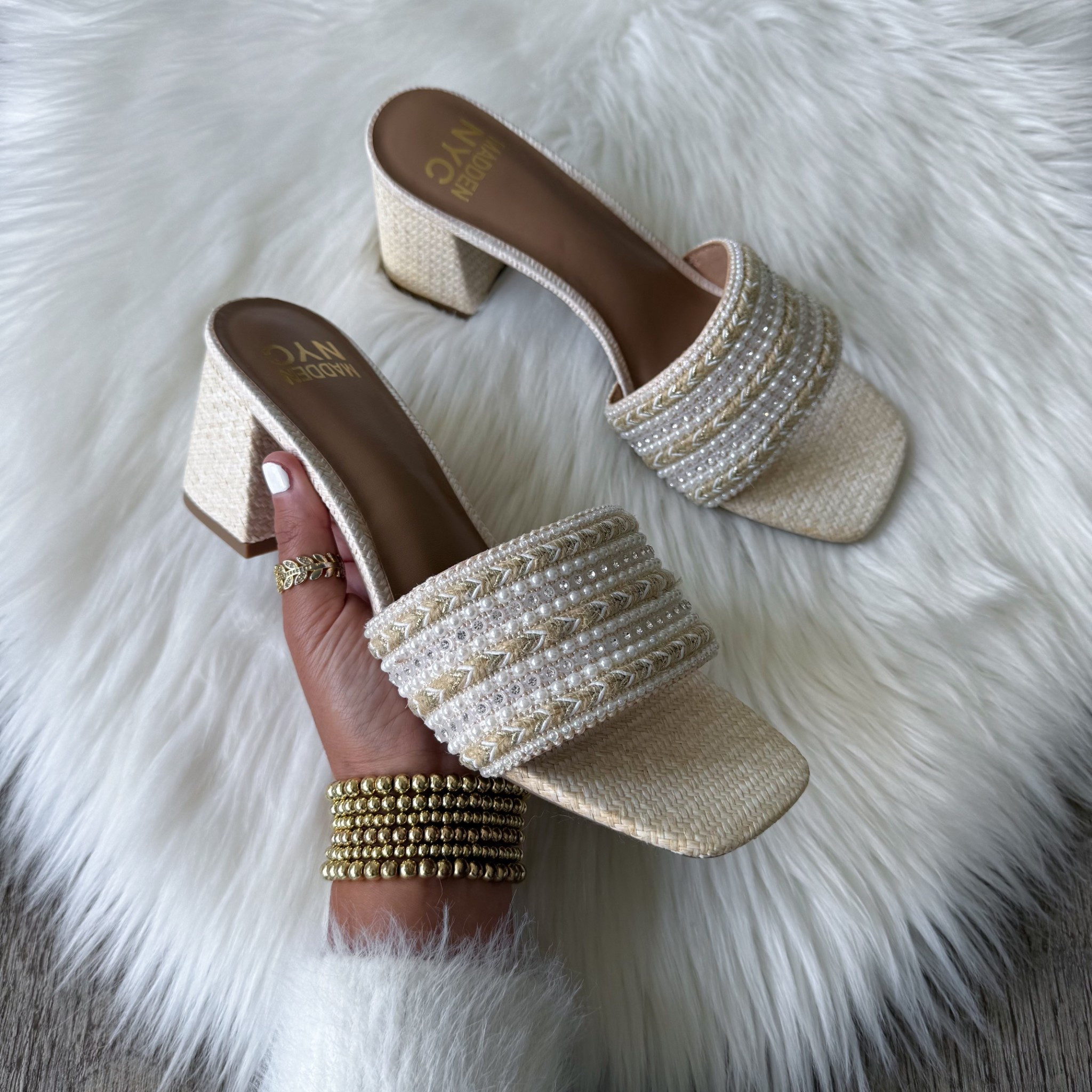 Madden NYC Women’s Heeled Slides
