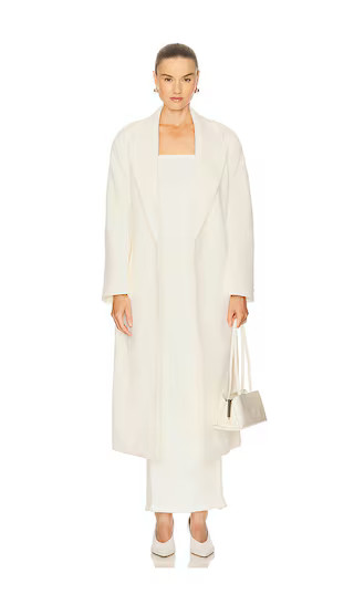 Classic Oversized Coat in Ivory | Revolve Clothing (Global)