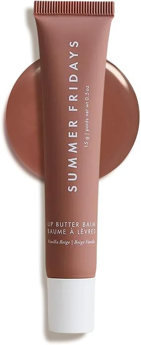Summer Fridays Lip Butter Balm - Moisturizing Lip Gloss for Instant Shine + Sheer Color - With No... | Amazon (US)