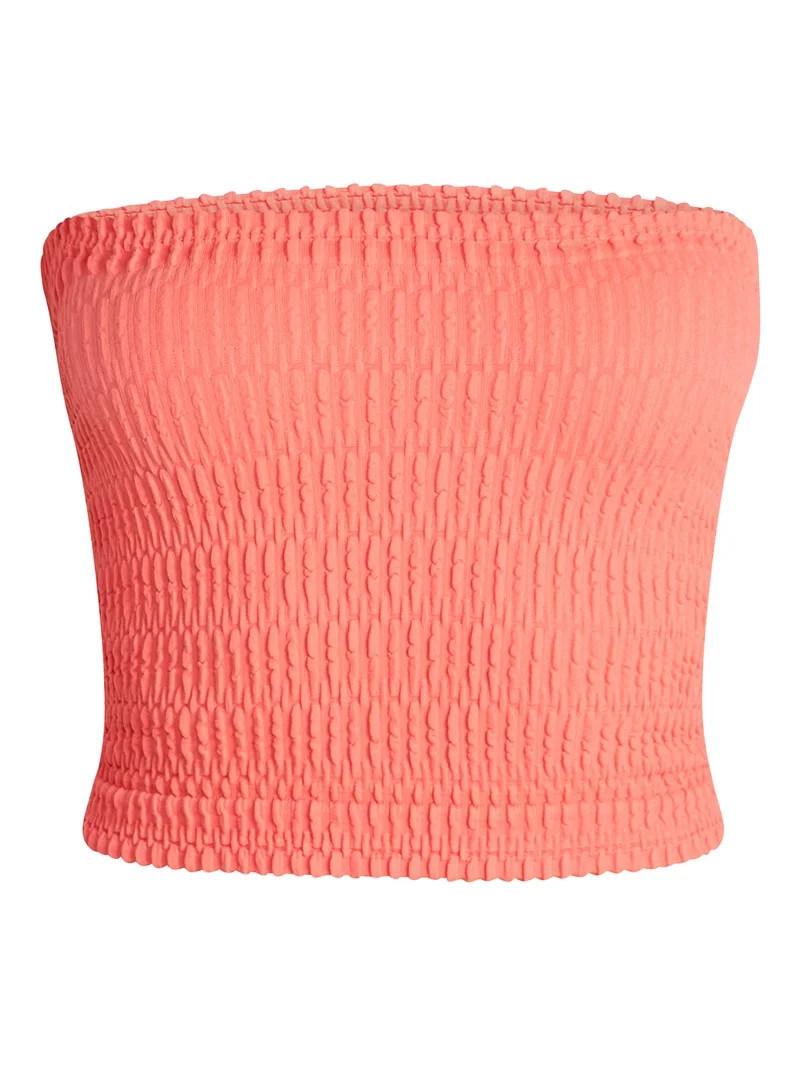 No Boundaries Seamless Textured Tube Top, Women's XXS-XXL | Walmart (US)