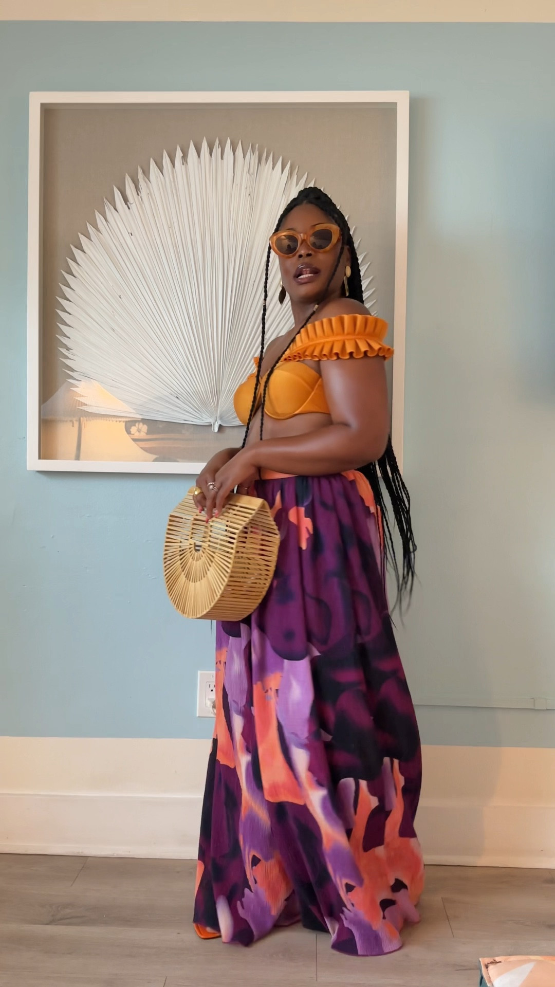 The only vacation outfit formula that matters - a unique swimsuit and wide leg pants 😍

#LTKSeasonal #LTKMidsize #LTKStyleTip