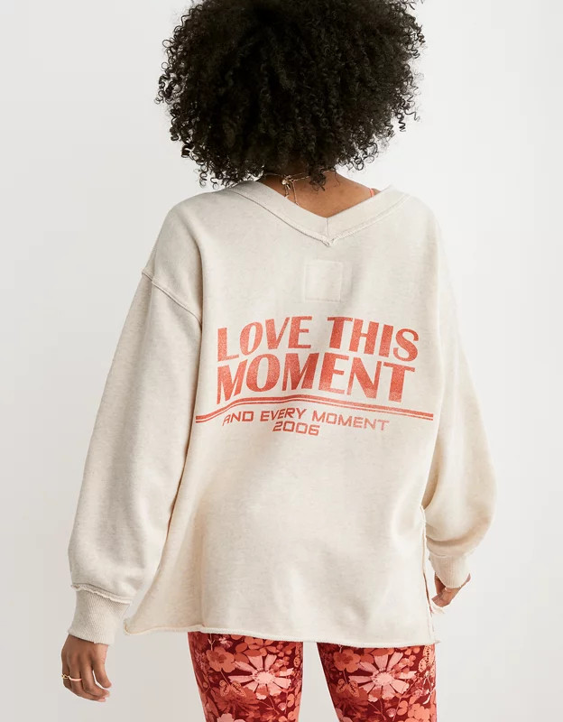 Aerie Wonder V-Neck Sweatshirt | Aerie