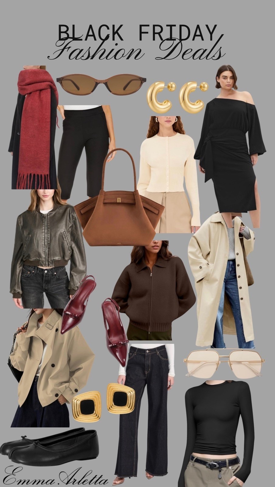 my fashion deal faves 🛒

Black Friday, fall outfit, winter outfit, trench coat, holiday outfit 

#LTKPlusSize #LTKGiftGuide #LTKCyberWeek