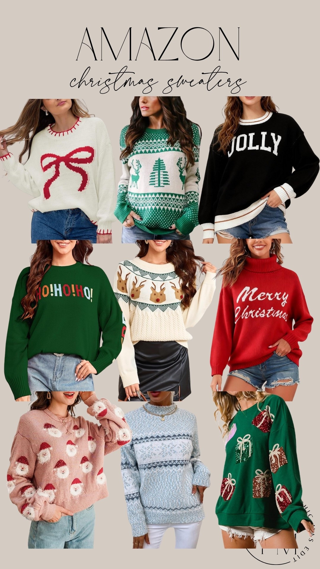 Amazon Christmas sweaters! Perfect for holiday party’s, white elephant, secret Santa and favorite things parties

#LTKSeasonal #LTKStyleTip #LTKHoliday