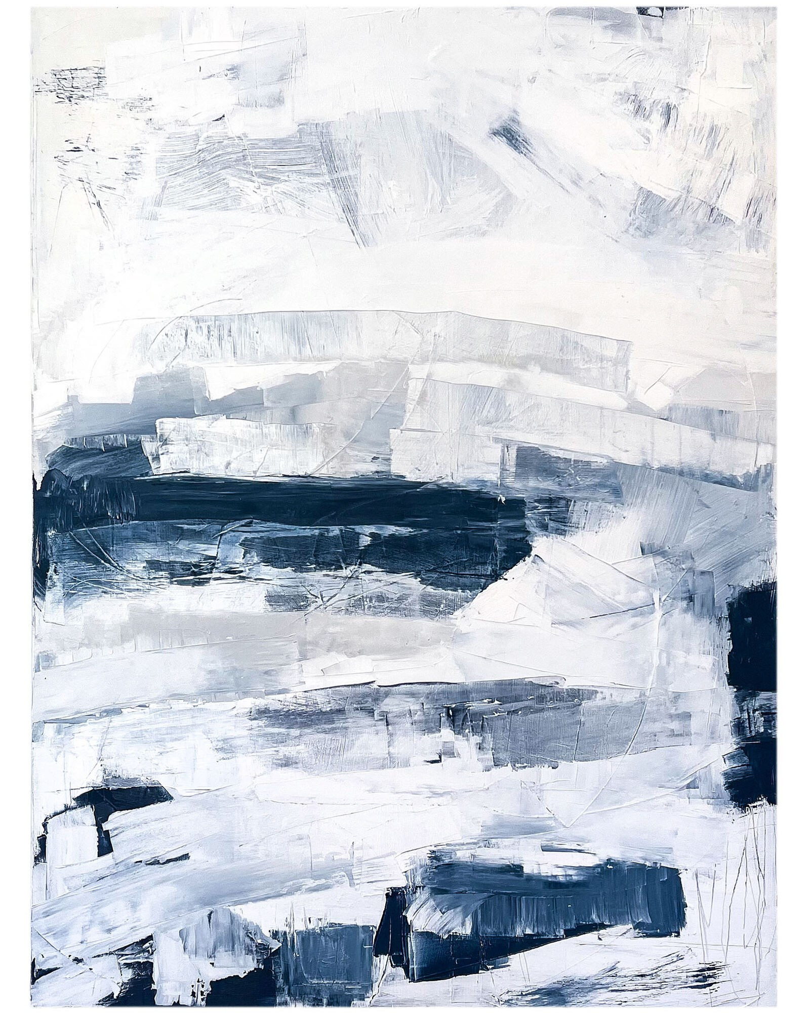 "Thin Ice No 2" by Tracey Kafka | Serena and Lily