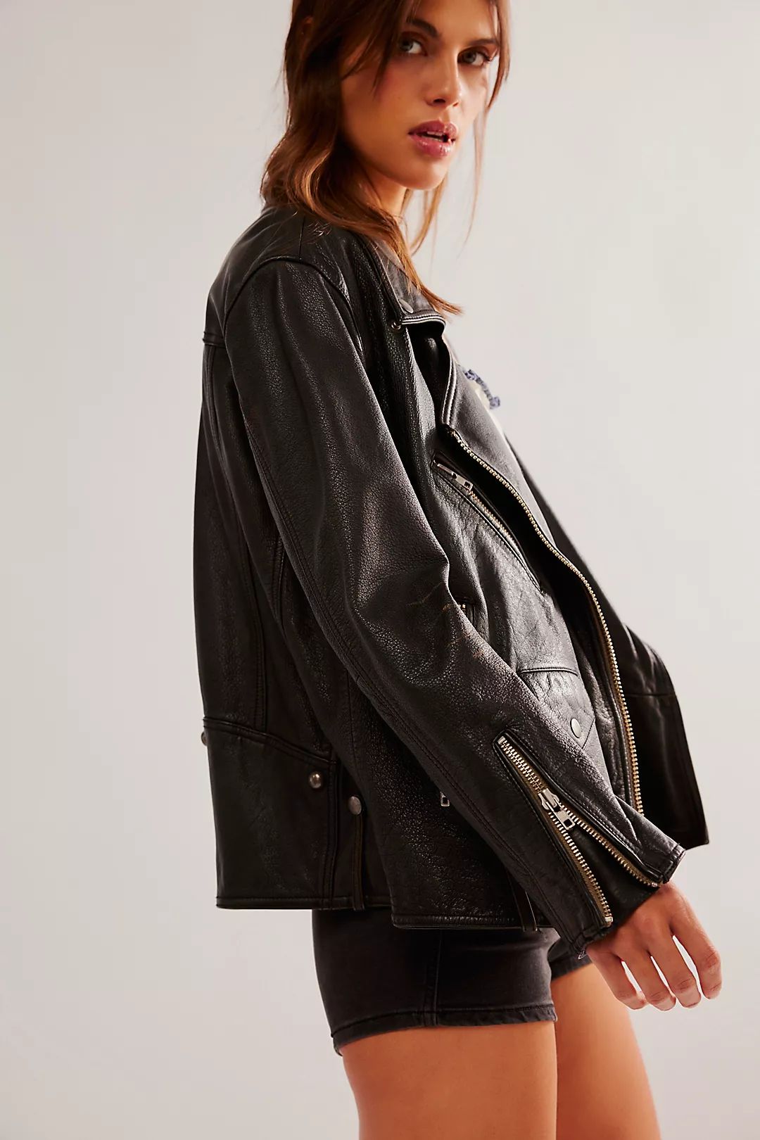 We The Free Jealousy Leather Moto Jacket | Free People (Global - UK&FR Excluded)