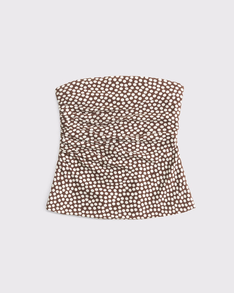 Linen-Blend Tube Top | Abercrombie & Fitch (UK)