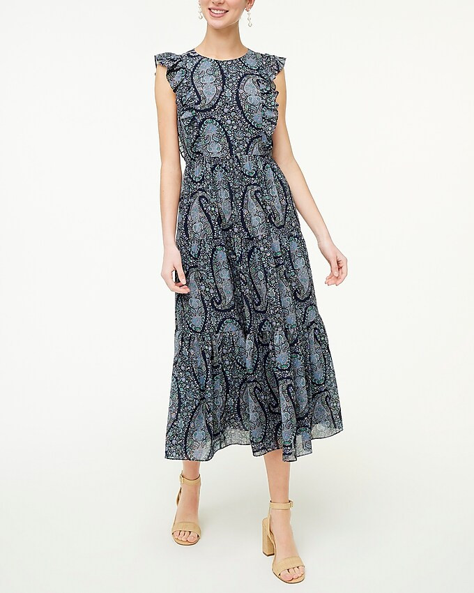 Tiered ruffle maxi dress | J.Crew Factory