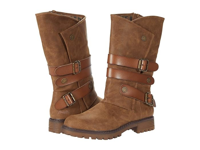 Blowfish Raexy (Brown Prospector/Die Cut) Women's Boots | Zappos