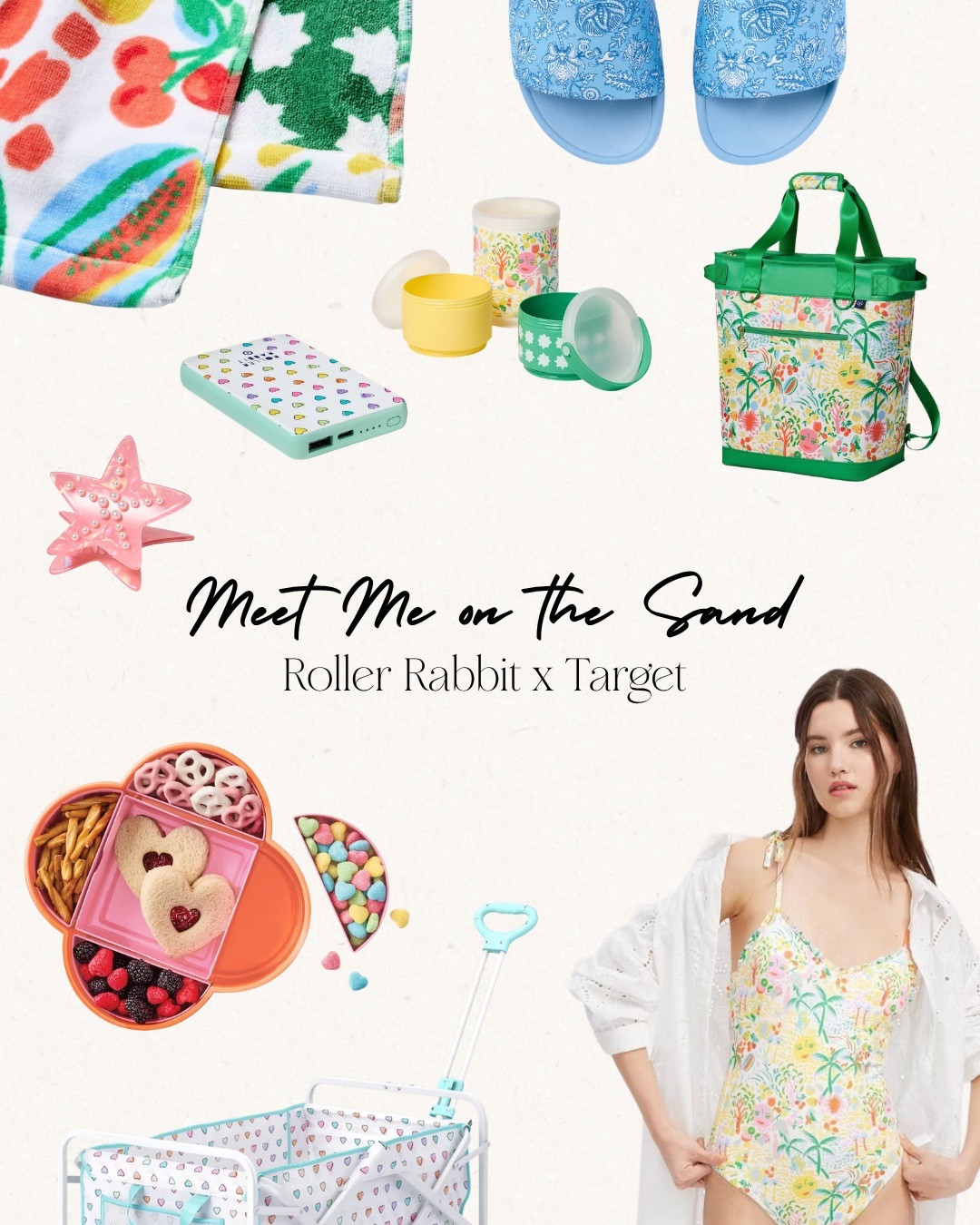 Beach trips and boardwalk strolls! 🏖️ 
I’m ready for the sand! These are the items I’m loving from the Roller Rabbit x Target line! @Target nailed this collab honestly! 

👙 swimsuits and bikinis in such cute prints, swimsuits for the whole family, snack boxes, double sided way oversized beach towels, beach wagon, cute hat clips, printed coolers and cooler backpacks, and much more!! ☀️ 


#LTKSwim #LTKTravel #LTKKids