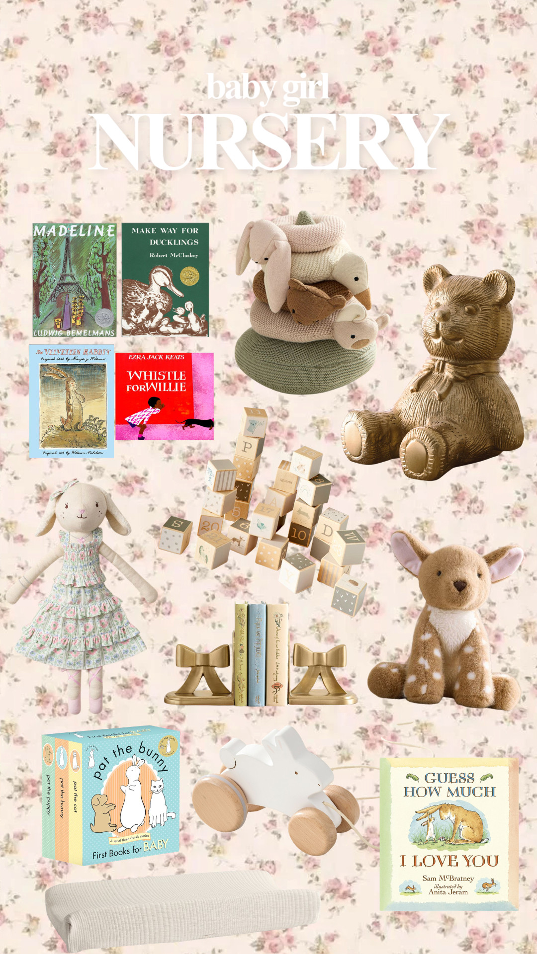 baby girl nursery all from pottery barn kids 💗🍼👶🏼 

 #LTKmomlife #LTKHome #LTKBaby
