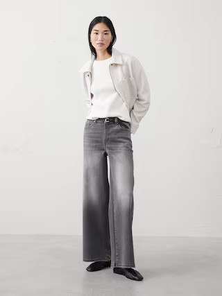 Wide-Leg High-Rise Jean | Banana Republic Factory