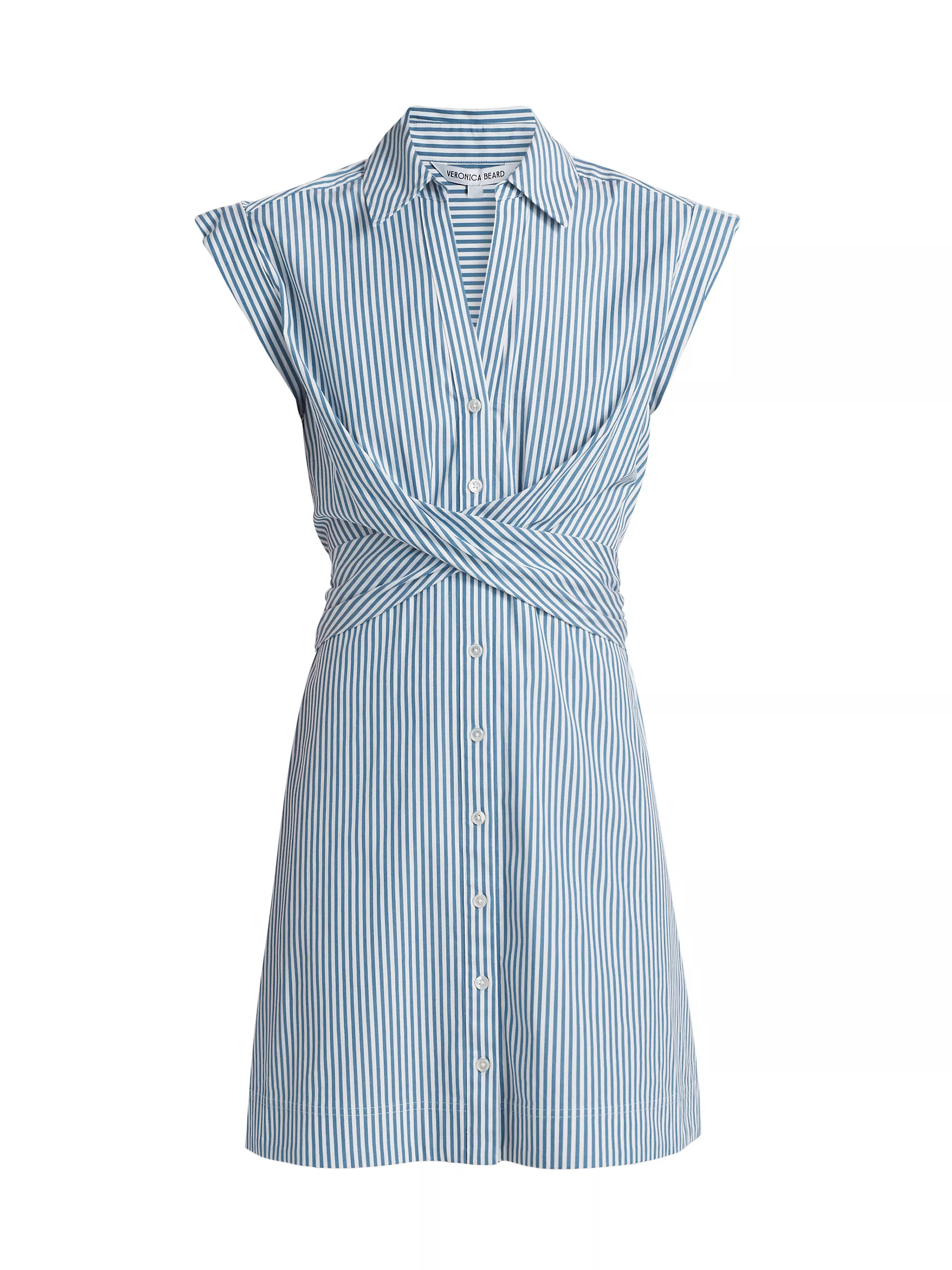 Nagano Striped Stretch Cotton Shirtdress | Saks Fifth Avenue