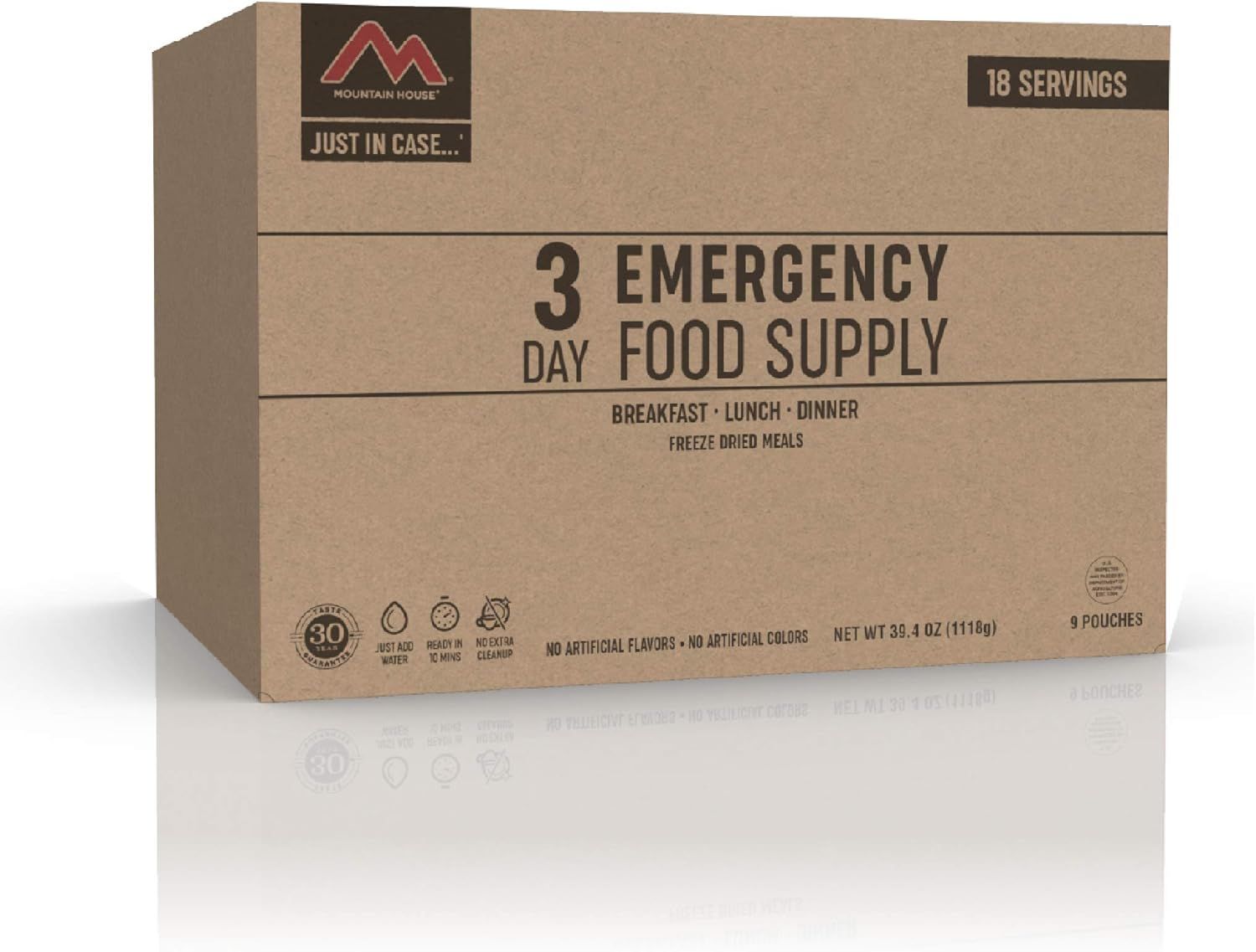 Mountain House 3-Day Emergency Food Supply | Freeze Dried Survival & Emergency Food | 18 Servings | Amazon (US)