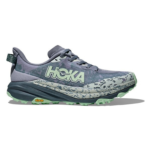 Women's HOKA Speedgoat 6 Trail Running Shoes 7.5 Regular Moonlight/Thunder Cloud | Scheels