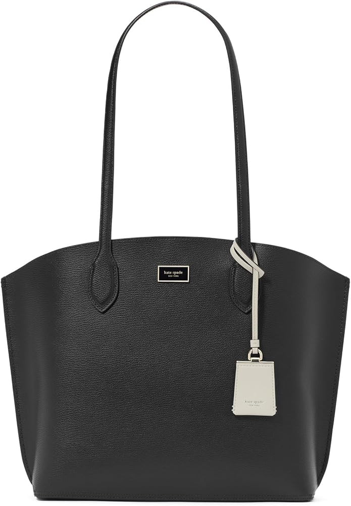 kate spade new york Suite Crossgrain Leather Large Open Tote | Amazon (US)