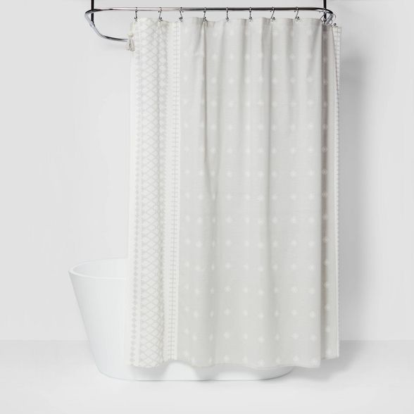 Printed Shower Curtain Gray - Opalhouse™ | Target