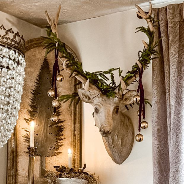 Majestic Deer Head Wall Mount | Antique Farm House