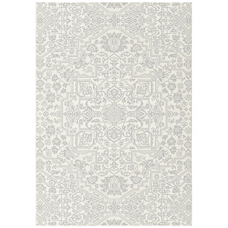 Essenza Persian Inspired Gray Indoor/Outdoor Area Rug | Wayfair North America