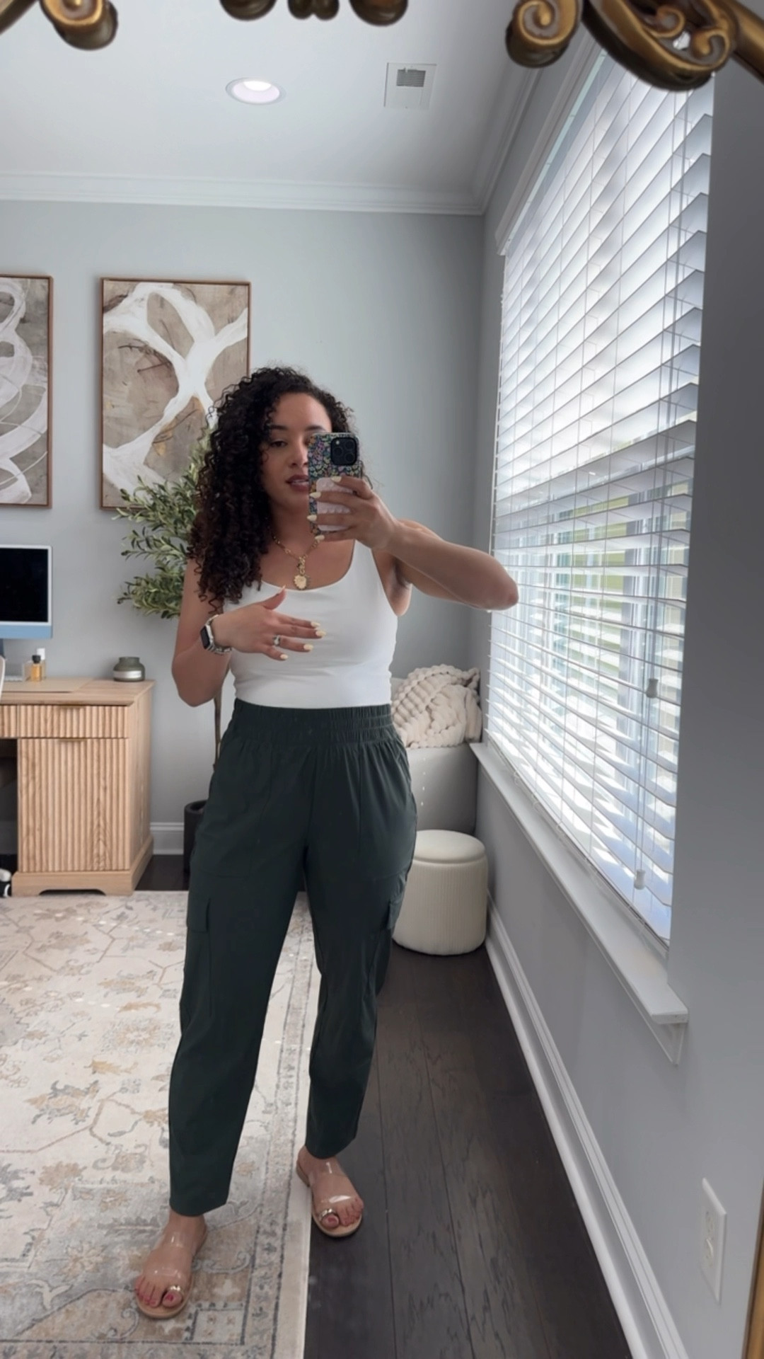 Size large top build in sports bra size medium pants last day old navy sale 

#LTKFindsUnder50 #LTKActive #LTKSaleAlert