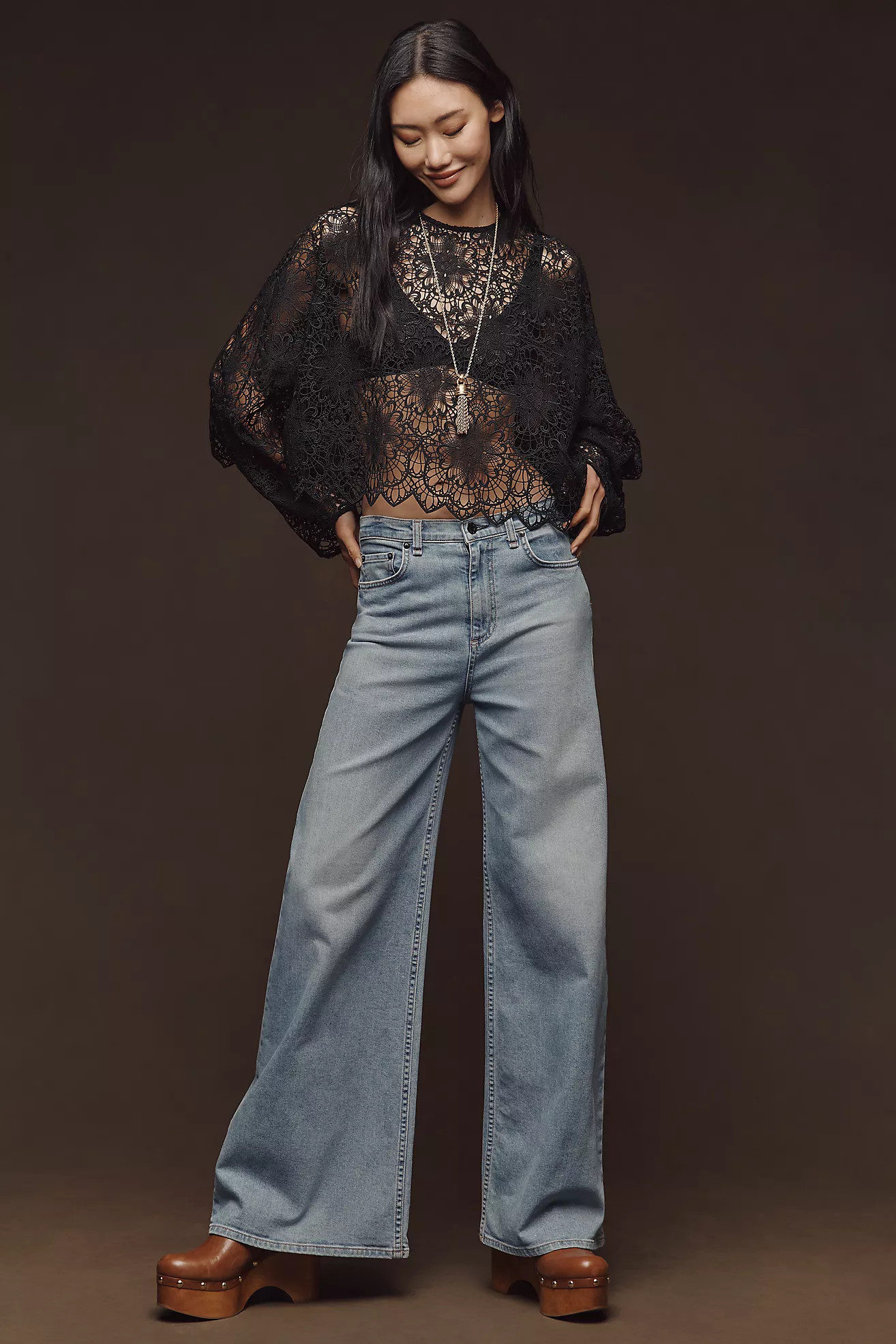 ASKK NY Axle High-Rise Wide Leg Jeans | Anthropologie (US)