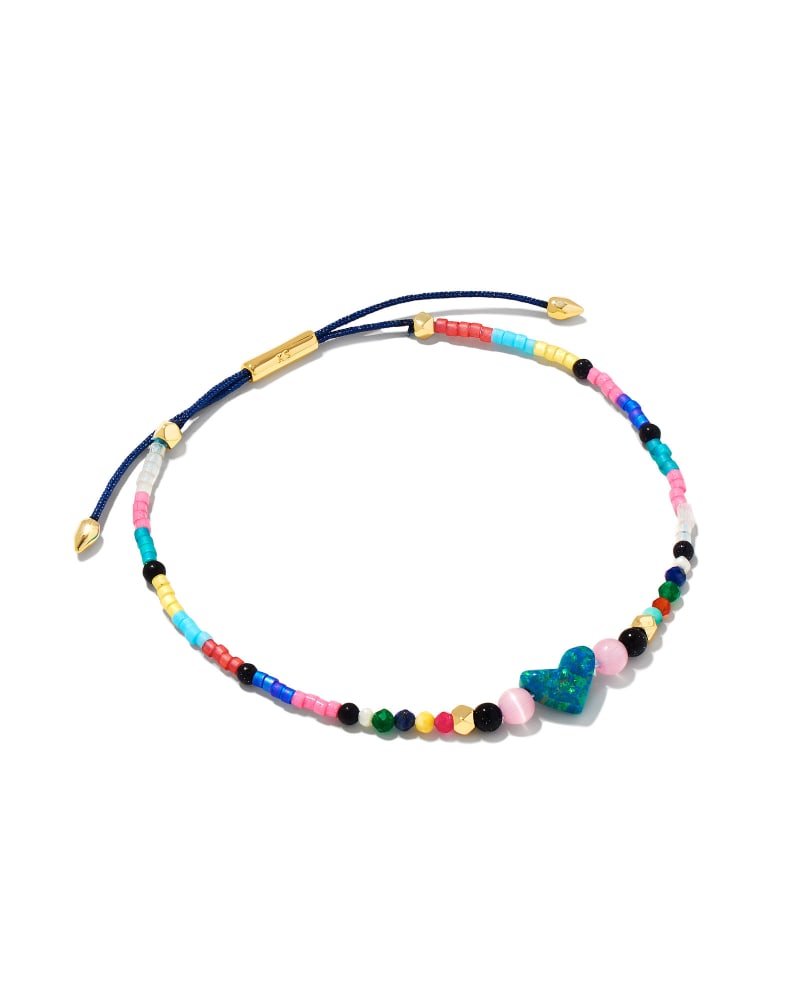 Nova Heart Gold Friendship Bracelet in Multi Mix | Kendra Scott