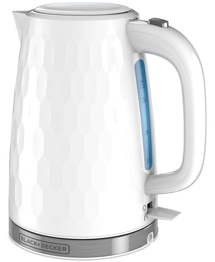 Black & Decker Honeycomb Collection 1.7-Liter Rapid Boil Electric Cordless Kettle & Reviews - Sma... | Macys (US)