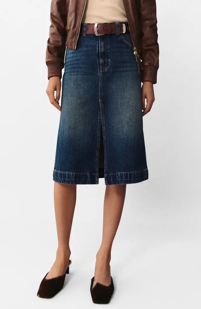 Denim Midi Skirt | Nordstrom