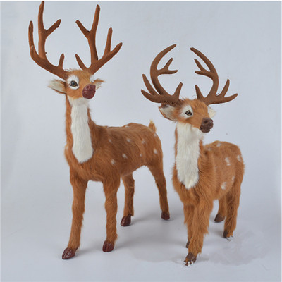 New Xmas Deindeer Big Simulation Deer Plush Giant Soft Toys Animal Stuffed Dolls  | eBay | eBay US