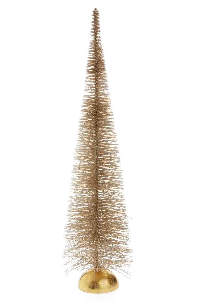 24-Inch Glitter Bottle Brush Tree | Nordstrom