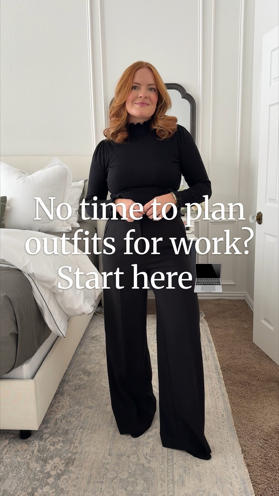 Workwear outfit ideas for busy women and working moms.
These are 4 easy ways to style black work pants for the office using pieces that mix and match effortlessly.

If you’re building a workwear capsule wardrobe, black slacks are a must. I rotate these outfits for business casual office looks, client meetings, and everyday professional style.

All pieces are comfortable, polished, and realistic for real life.

🔗 Shop these workwear outfits through my LTK

#LTKWorkwear #LTKootd #LTKmomlife