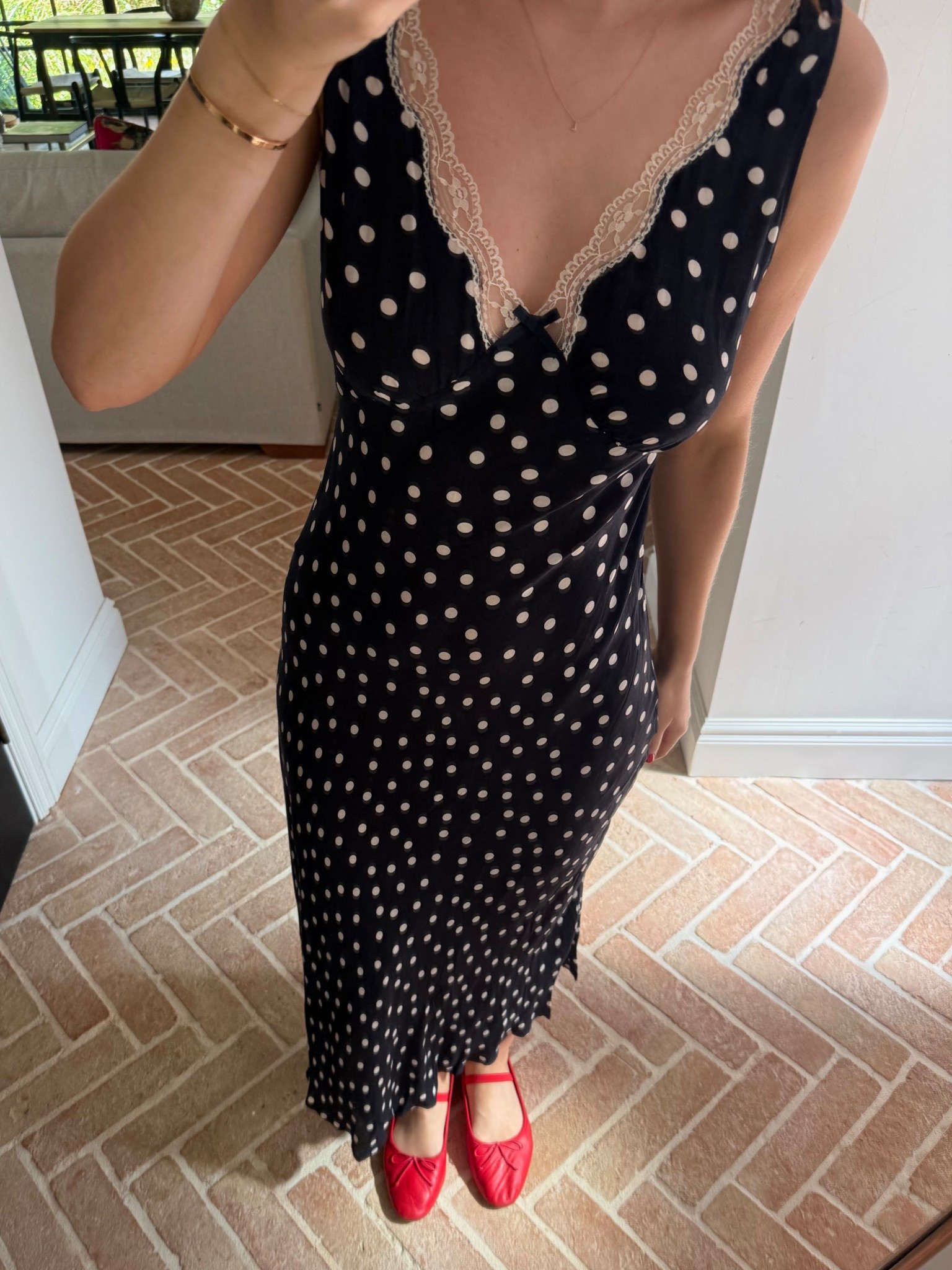 Last night’s frock @RIXO 🤍

polka dot dress black and white dress lace trim dress slip dress midi dress date night dress summer dress wedding guest dress going out dress evening dress party dress satin dress midi slip dress polka dot midi red ballet flats red mary janes mary jane shoes ballet flats french girl outfit parisian outfit vintage outfit 90s outfit effortless style summer outfit ootd outfit inspo what to wear date night outfit night out outfit​​​​​​​​​​​​​​​​

#LTKdatenight #LTKspring #LTKpartywear