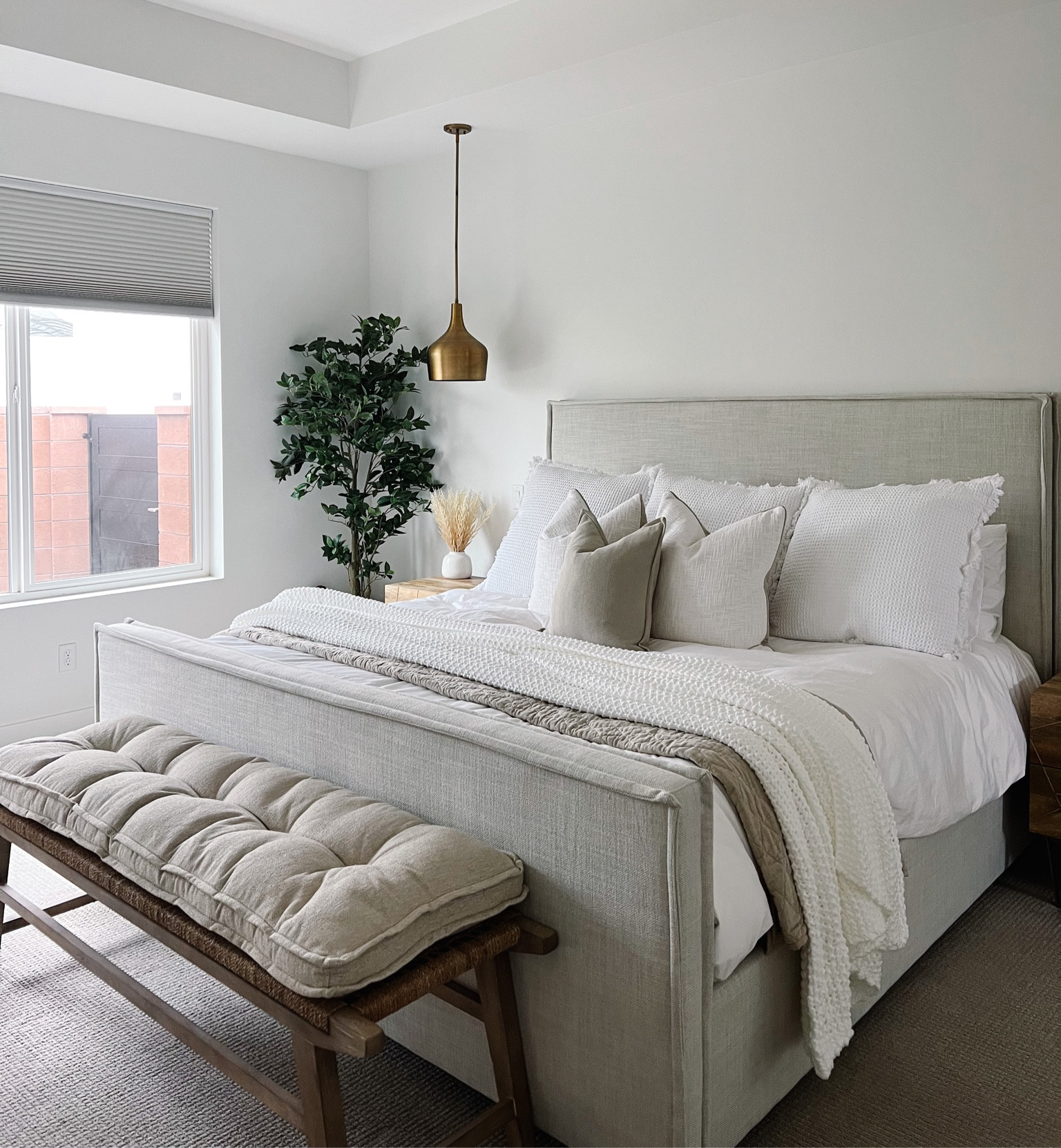 had the urge to redecorate our room ✨

most things are from local shops - but I was able to find links for the bed, bench, dresser, nightstands, fall decor & knit blanket — all the rest are dupes for things bought locally! our bedding is from brook linen 🫶🏻 purple mattress & harmony pillows are THE comfiest ever! pricey, but worth every penny.

also the cute bench is pricey, but so high quality! we bought ours locally over a year ago when it went on sale for like half the price!

happy shopping :)

#bedroom #homedesign #bedframe #bedroomdecor #bed #mattress #bestmattress #purplemattress #moderndecor #homedecor 

#LTKhome