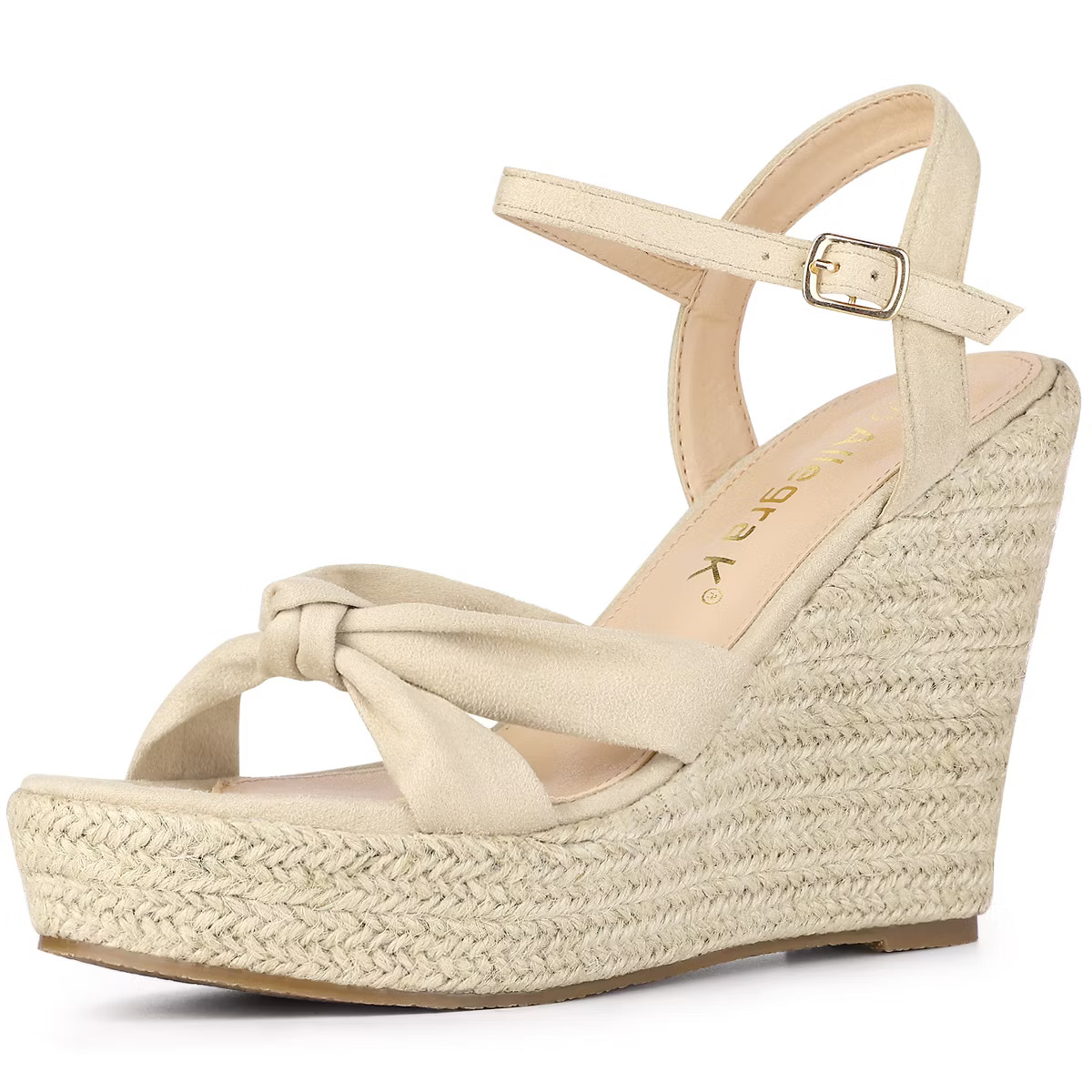Allegra K Women's Platform Espadrille Wedge Heel Sandals | Target