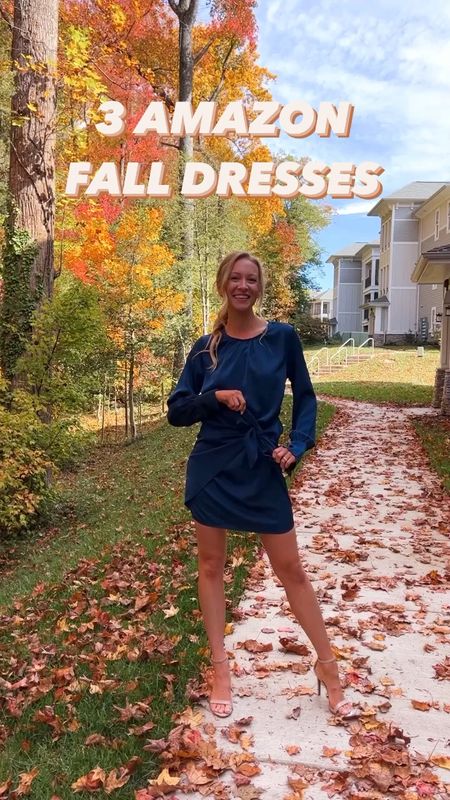 3 amazon fall dresses perfect for any special event! I think the first and third are my favs! 

#LTKunder50 #LTKHoliday #LTKwedding